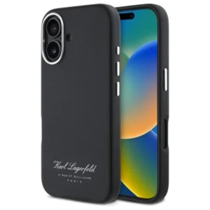 Karl Lagerfeld Hotel RSG iPhone 16 Pro Case - Blackeng