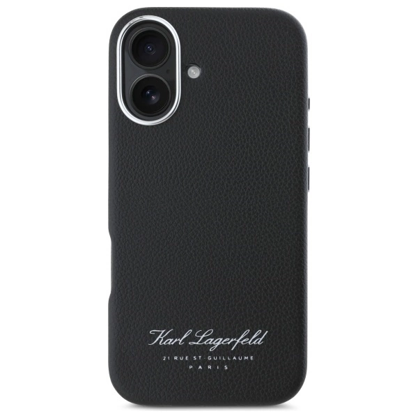Karl Lagerfeld Hotel RSG iPhone 16 Pro Case - Blackeng