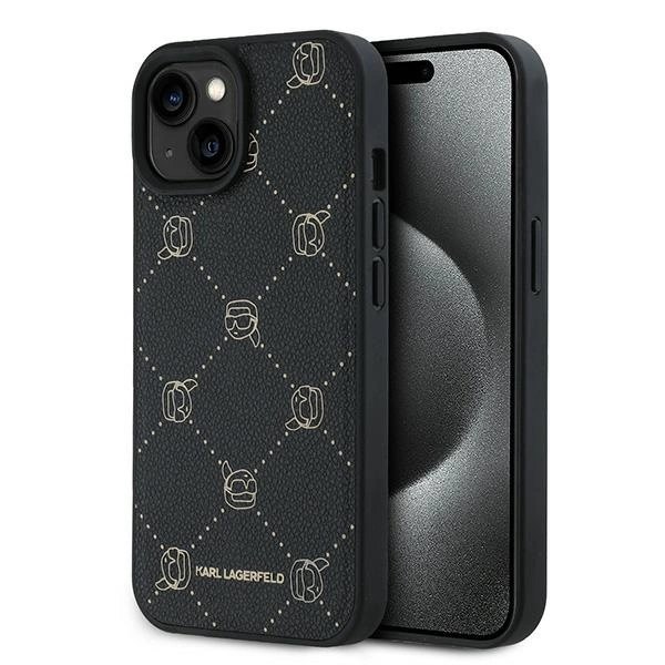 Karl Lagerfeld Karl Head MagSafe Case for iPhone 15 Plus - Blackeng