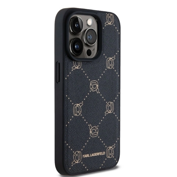 Karl Lagerfeld Magsafe Karl Head Case for iPhone 15 Pro Max - Blackeng