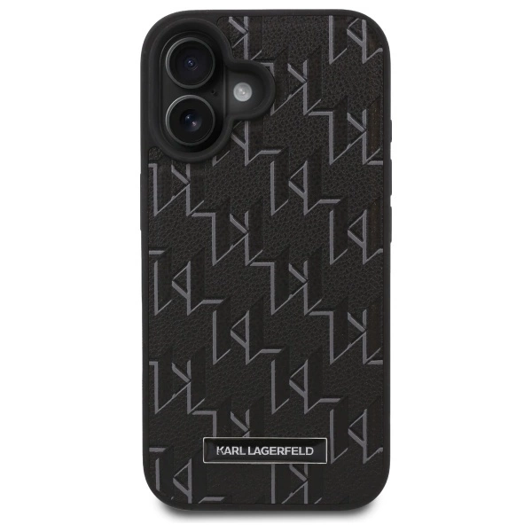 Karl Lagerfeld Hot Stamp Magsafe iPhone 16 Plus Case - Blackeng