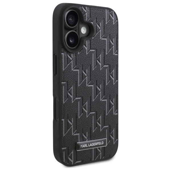 Karl Lagerfeld Hot Stamp Magsafe iPhone 16 Plus Case - Blackeng