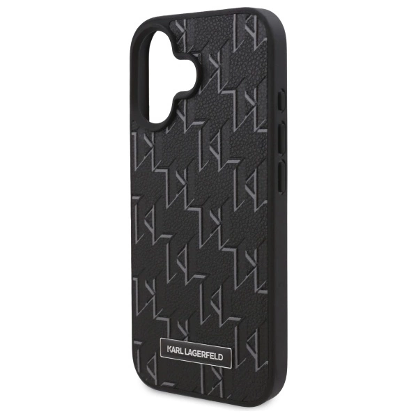 Karl Lagerfeld Hot Stamp Magsafe iPhone 16 Plus Case - Blackeng