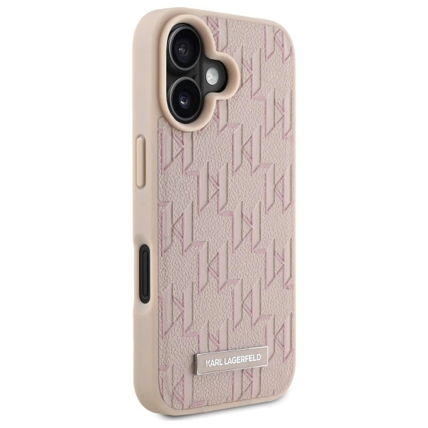 Karl Lagerfeld Hot Stamp Magsafe iPhone 16 Case - Pinkeng
