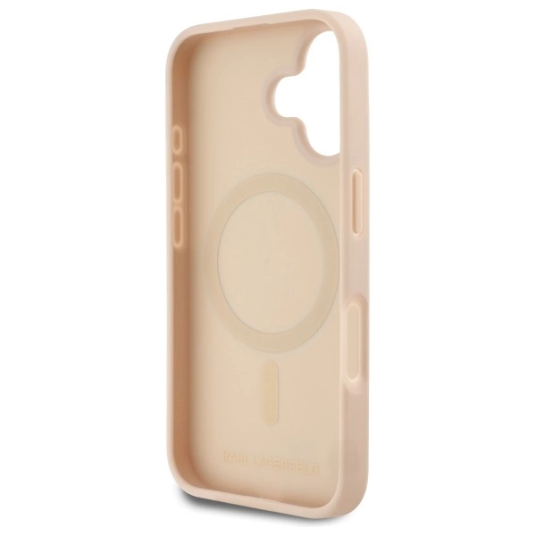 Karl Lagerfeld Hot Stamp Magsafe iPhone 16 Case - Pinkeng