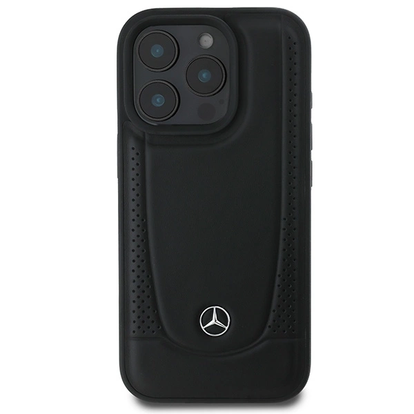 Mercedes Leather Urban iPhone 16 Pro Case - Blackeng