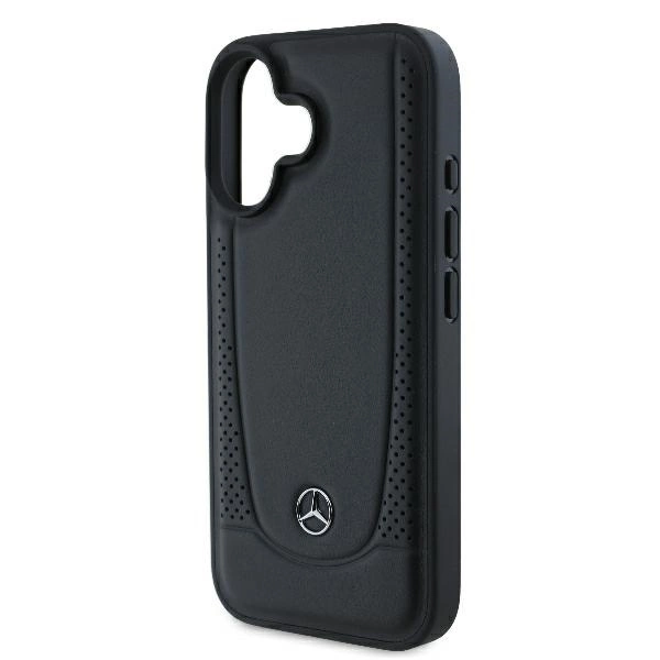 Mercedes Leather Urban iPhone 16 Case - Blackeng