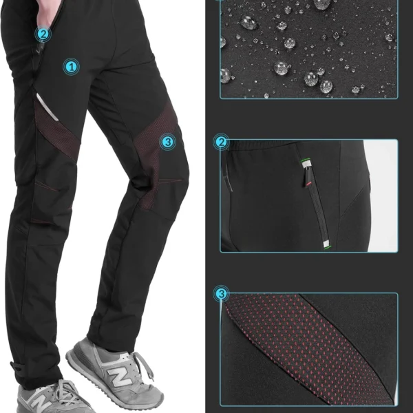 Rockbros Patrol Cycling Windproof Sports Pants Size L - Blackeng