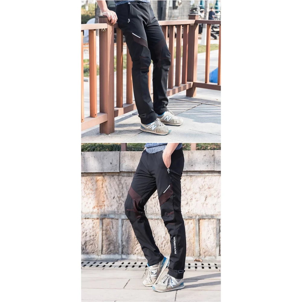 Rockbros Patrol Cycling Windproof Sports Pants Size L - Blackeng