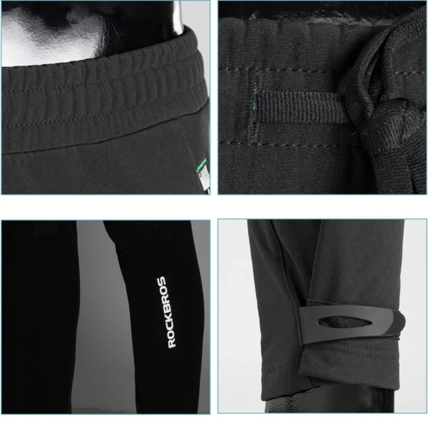 Rockbros Patrol Cycling Windproof Sports Pants Size L - Blackeng