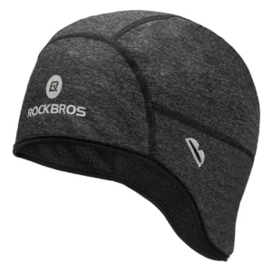 Rockbros Dala Winter Cycling Helmet Cap with Glasses Holes - Greyeng
