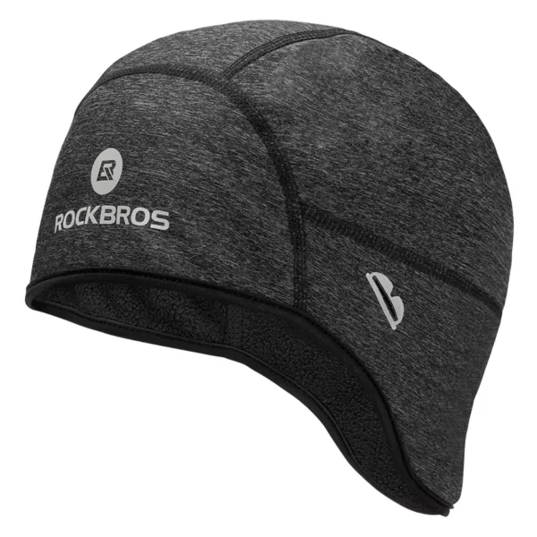 Rockbros Dala Winter Cycling Helmet Cap with Glasses Holes - Greyeng