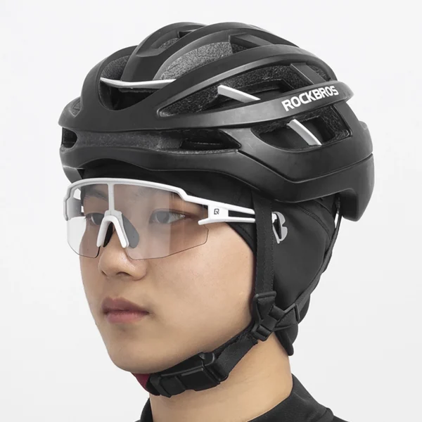 Rockbros Dala Winter Cycling Helmet Cap with Glasses Holes - Greyeng