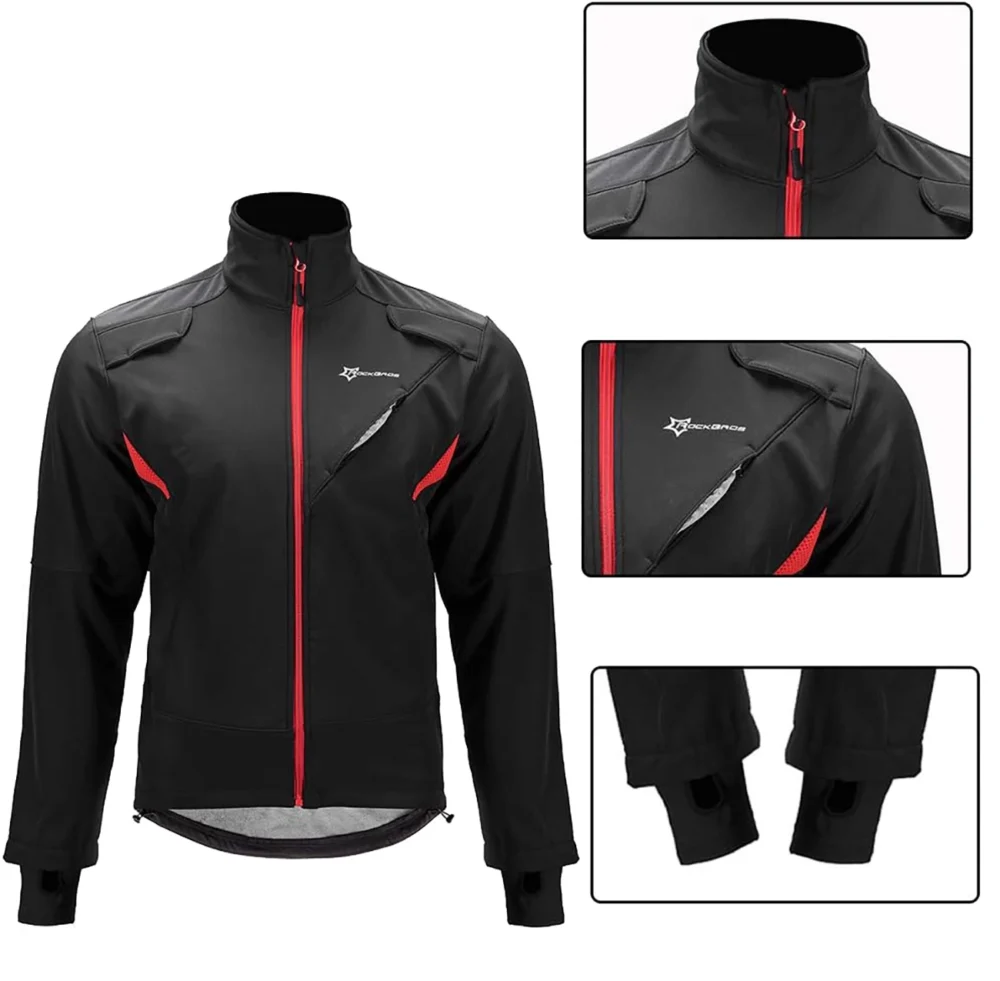 Rockbros YPW021 Windproof Cycling Sports Jacket Size XL - Blackeng