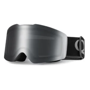 Qunature Black Frameless Ski Goggles - Blackeng