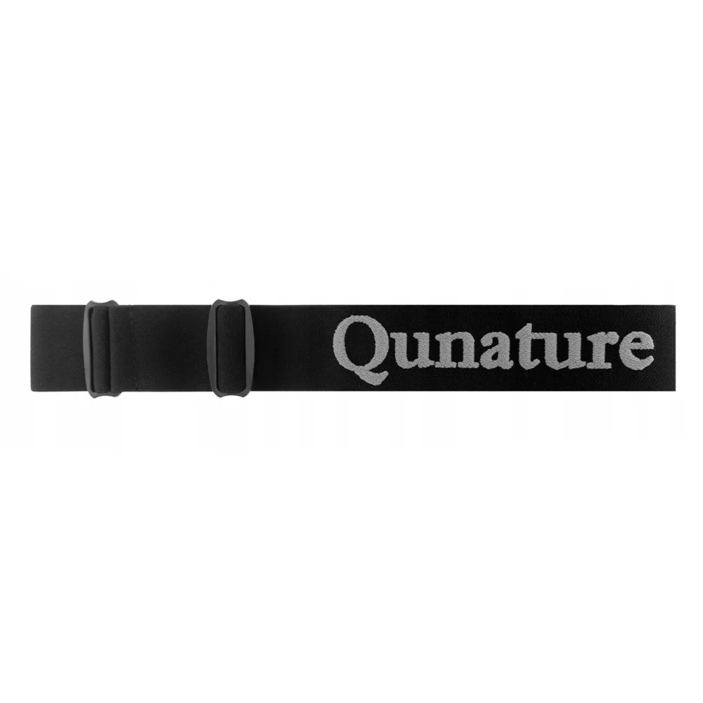 Qunature Black Frameless Ski Goggles - Blackeng