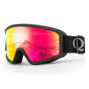 Qunature White Ski Goggles for Adults - Blackeng