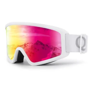 Qunature White Ski Goggles for Adults - Whiteeng