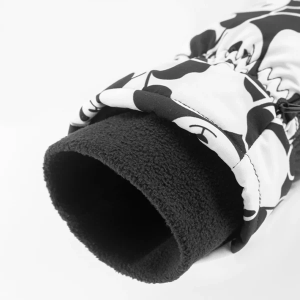 Qunature Panda Heat Transfer Ski Gloves Kids Size S - Black/Whiteeng