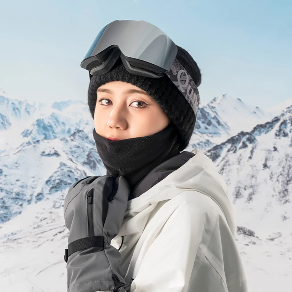 Qunature Oli Ski Neck Warmer Size L - Blackeng