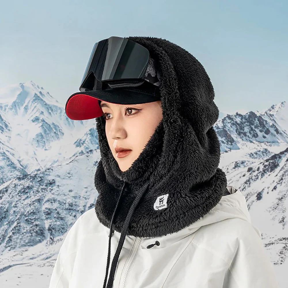 Qunature Arctic Velvet Ski Balaclava Size M - Blackeng