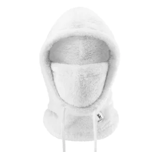 Qunature Arctic Velvet Ski Balaclava Size M - Whiteeng