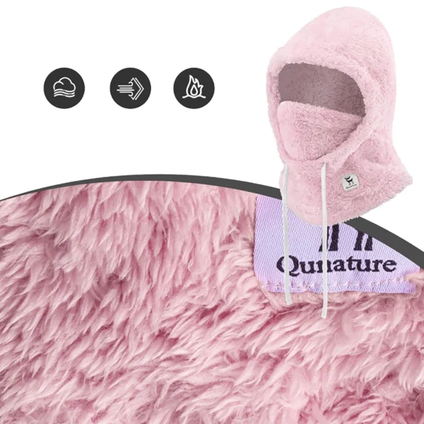 Qunature Arctic Velvet Ski Balaclava Size M - Pinkeng