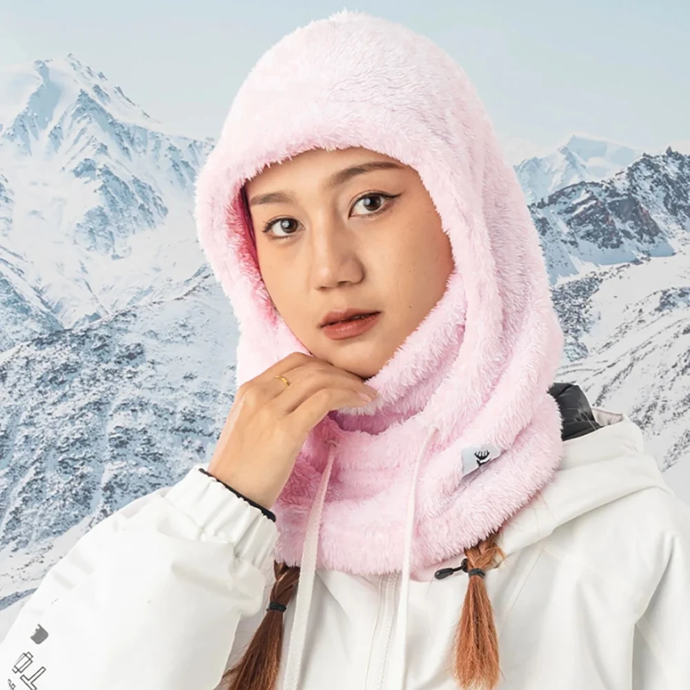 Qunature Arctic Velvet Ski Balaclava Size L - Pinkeng