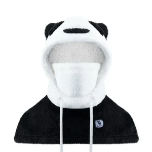 Qunature Panda Ski Balaclava for Kids/Adults Size M - Black/Whiteeng