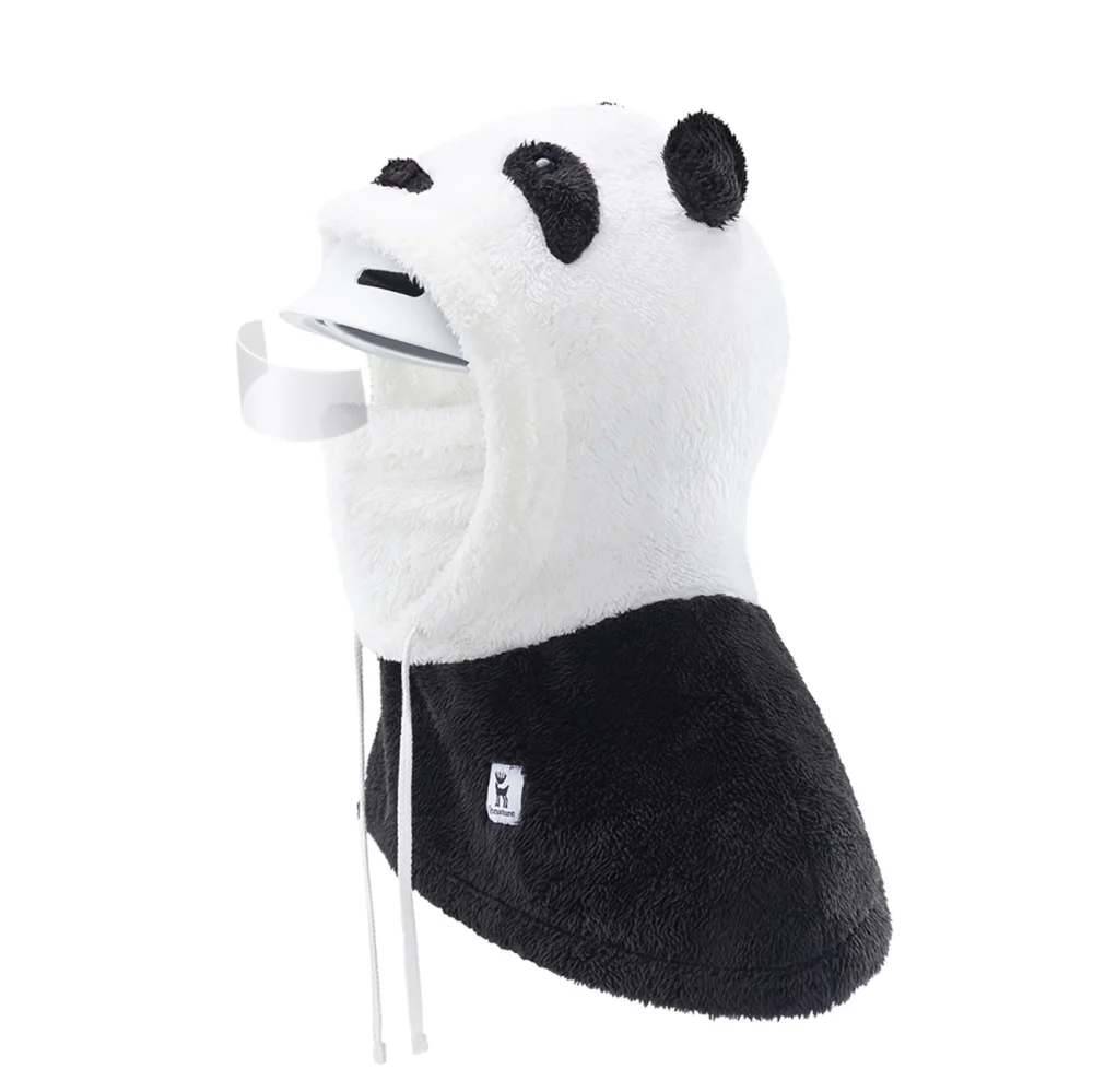Qunature Panda Ski Balaclava for Kids/Adults Size L - Black/Whiteeng