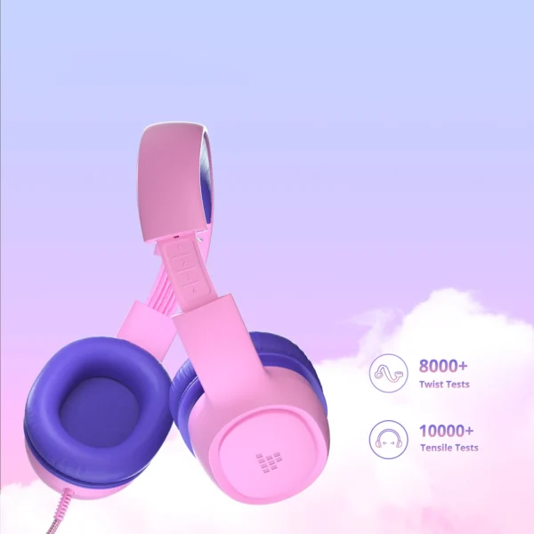Tronsmart KH01 Wired Headphones for Kids, Safe - Pinkeng
