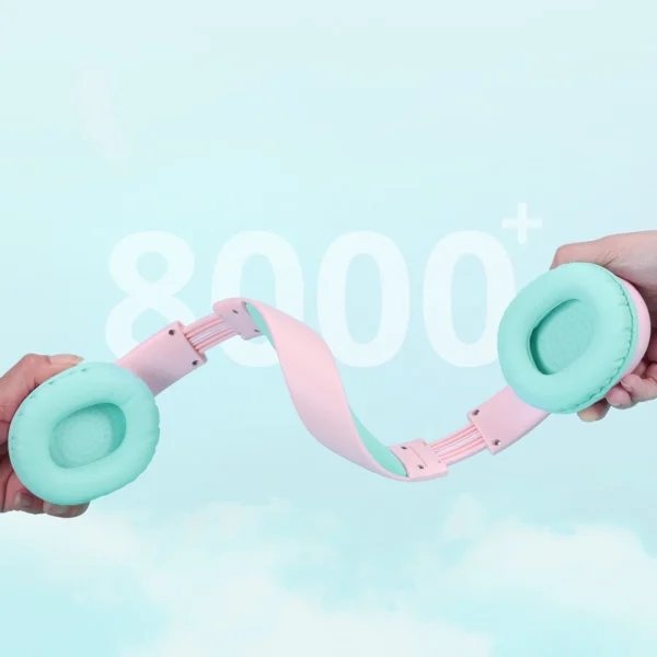 Tronsmart KH02 Wireless Headphones for Kids, Safe - Pinkeng