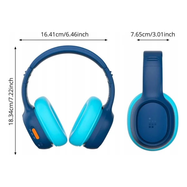 Tronsmart KH03 Wireless Headphones with ANC, for Kids, Safe - Blueeng