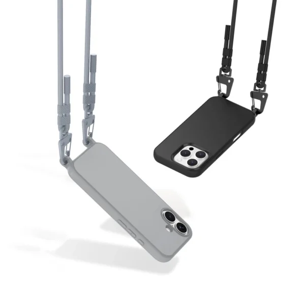 Tech-Protect MagNecklace MagSafe Case with Lanyard for iPhone 16 Pro - Blackeng