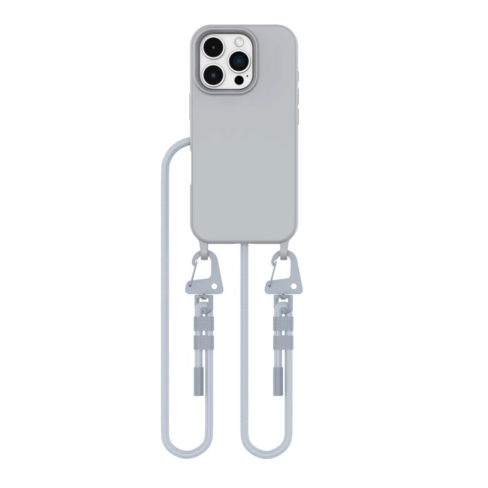 Tech-Protect MagNecklace MagSafe Case with Lanyard for iPhone 16 Pro - Grayeng