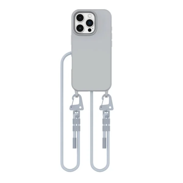 Tech-Protect MagNecklace MagSafe Case with Lanyard for iPhone 16 Pro Max - Grayeng