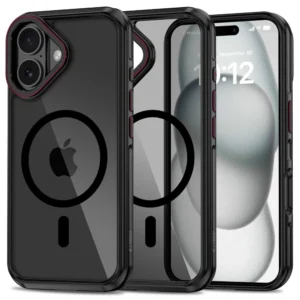 Tech-Protect MagHybrid MagSafe iPhone 16 Case - Blackeng
