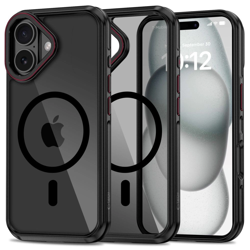 Tech-Protect MagHybrid MagSafe iPhone 16 Case - Blackeng