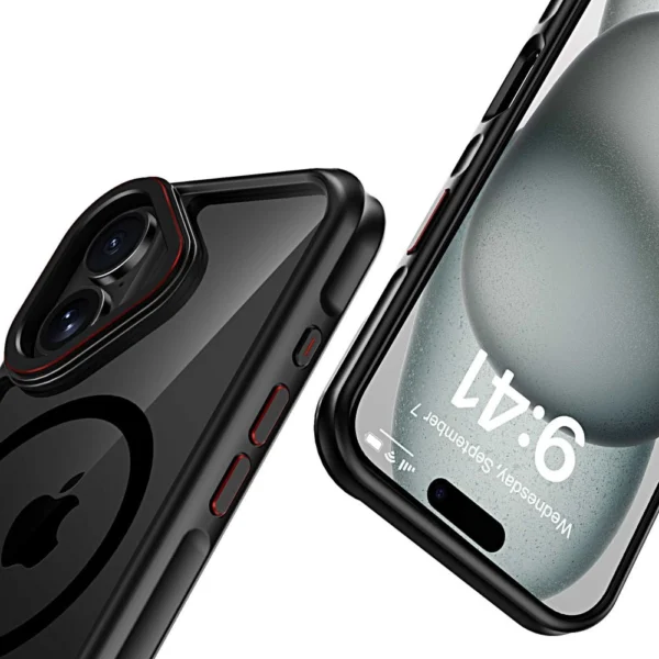 Tech-Protect MagHybrid MagSafe iPhone 16 Case - Blackeng