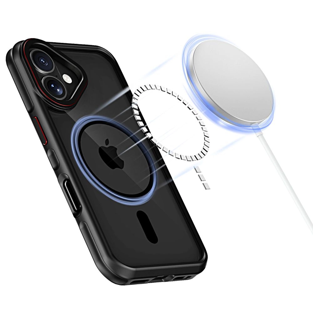 Tech-Protect MagHybrid MagSafe iPhone 16 Case - Blackeng