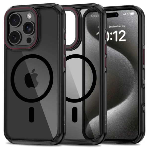 Tech-Protect MagHybrid MagSafe iPhone 16 Pro Case - Blackeng
