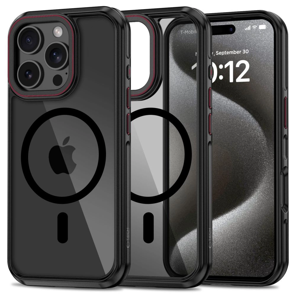 Tech-Protect MagHybrid MagSafe iPhone 16 Pro Case - Blackeng