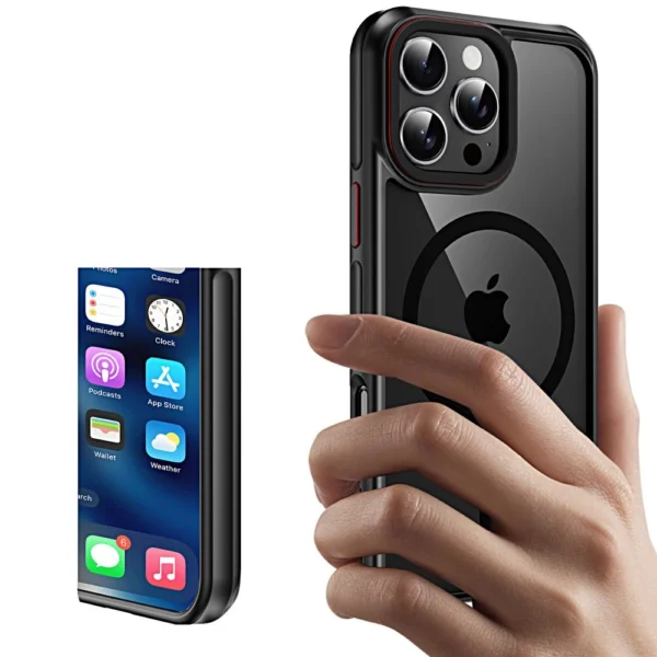 Tech-Protect MagHybrid MagSafe iPhone 16 Pro Case - Blackeng