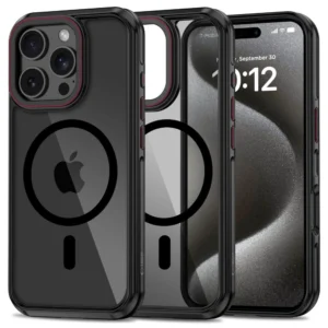 Tech-Protect MagHybrid MagSafe Case for iPhone 16 Pro Max - Blackeng