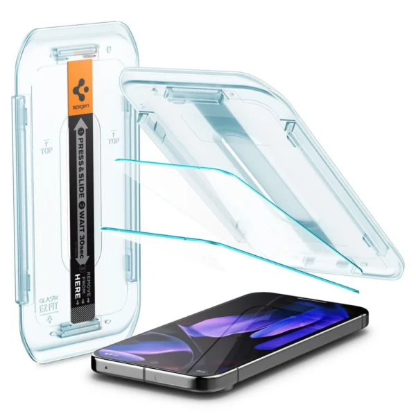 Spigen Glas.tR EZ Fit Tempered Glass with Applicator for Google Pixel 9 Pro XL (2 pcs.)eng