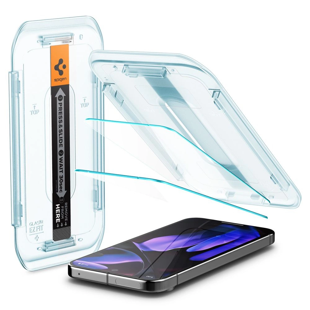 Spigen Glas.tR EZ Fit Tempered Glass with Applicator for Google Pixel 9 Pro XL (2 pcs.)eng