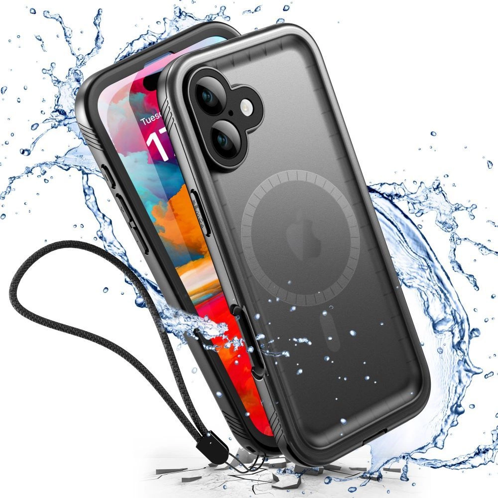 Tech-Protect ShellBox MagSafe IP68 Case for iPhone 16 Pro - Blackeng