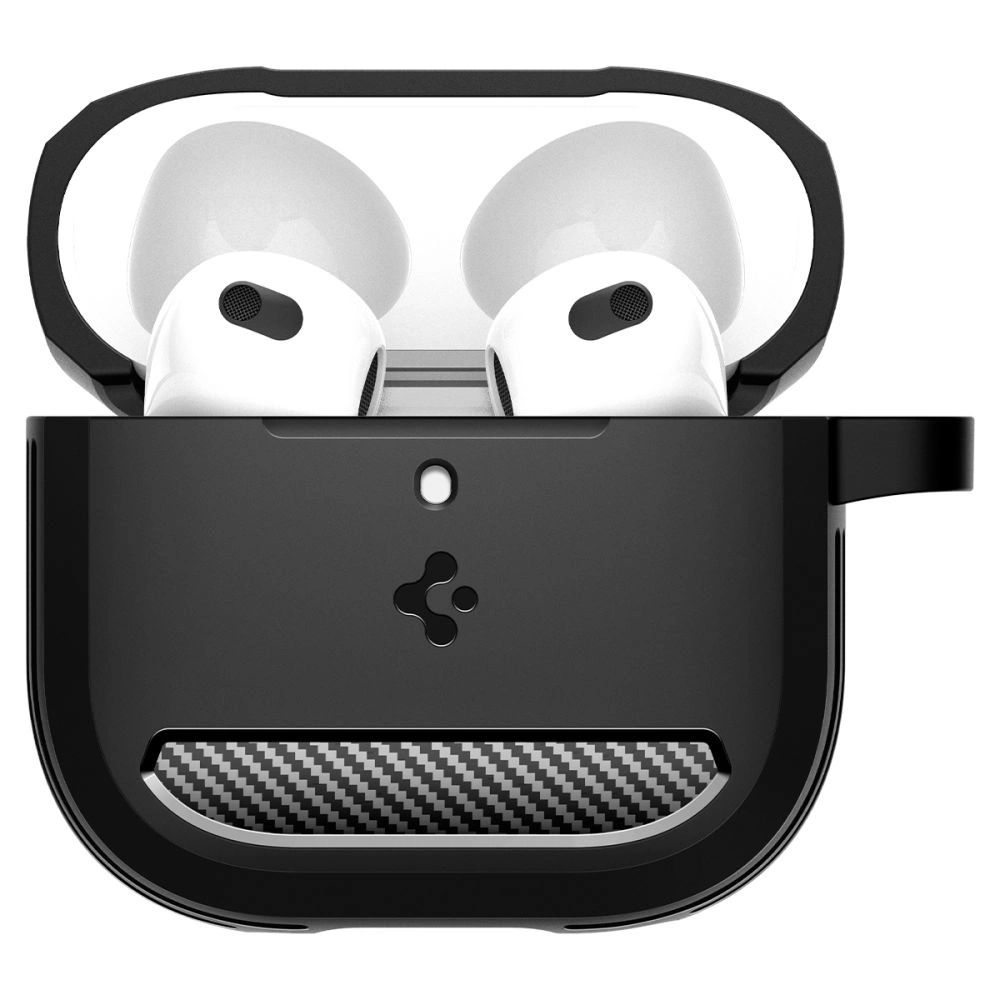 Spigen Rugged Armor Case for AirPods 4 - Blackeng