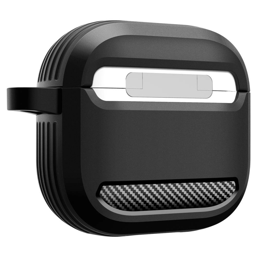Spigen Rugged Armor Case for AirPods 4 - Blackeng