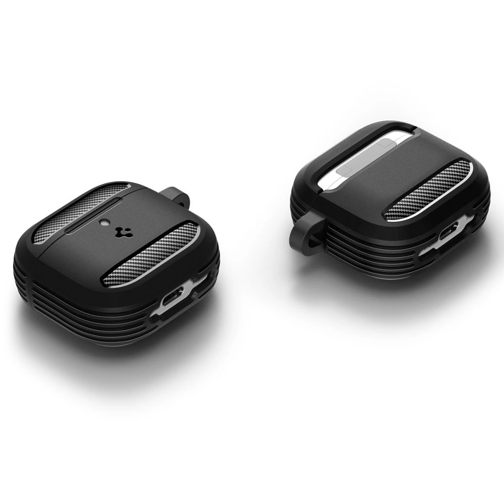 Spigen Rugged Armor Case for AirPods 4 - Blackeng